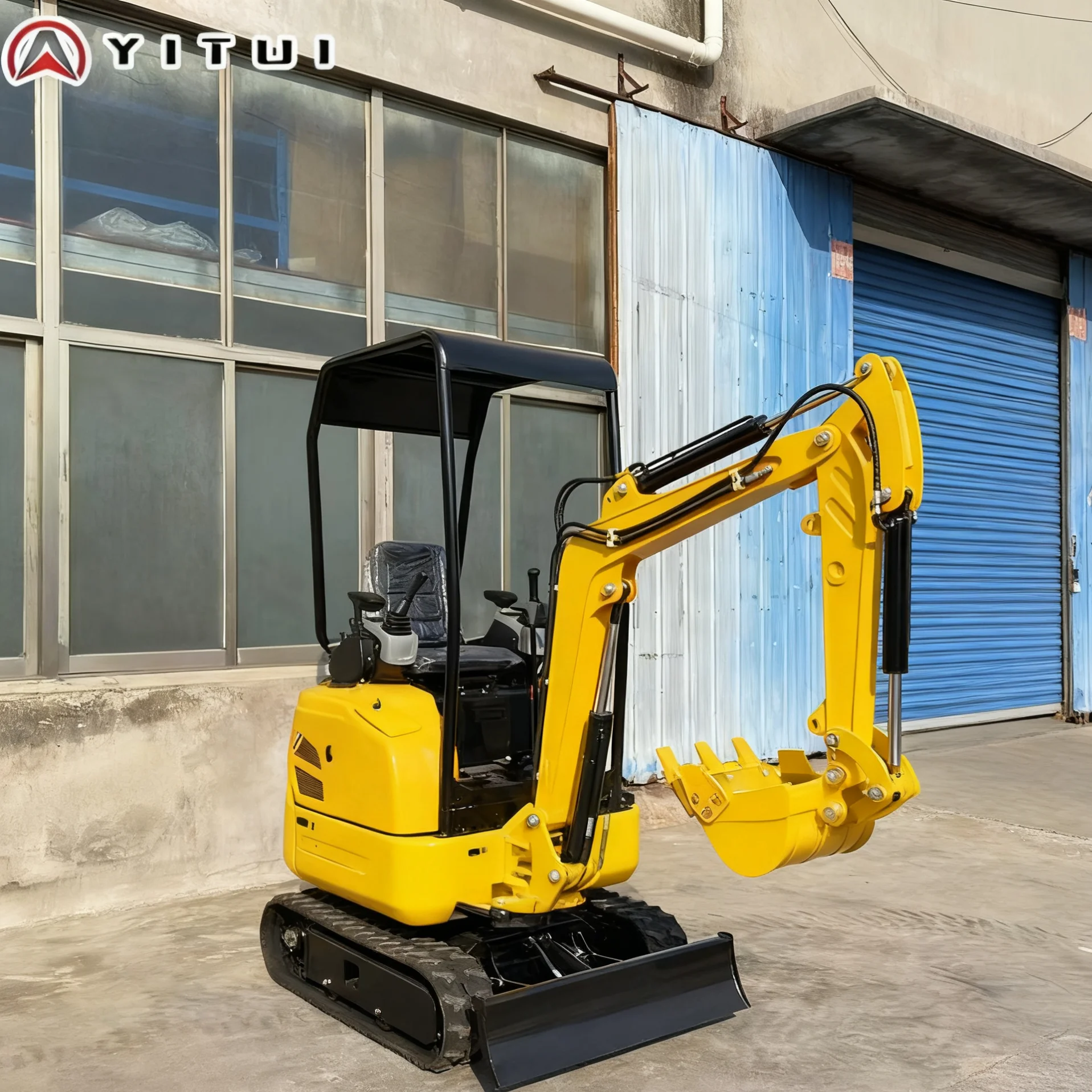 حفارة صغيرة مدمجة 2.0 طن متعددة الوظائف لمزرعة الحديقة وأعمال البناء عملية سهلة مخصصة