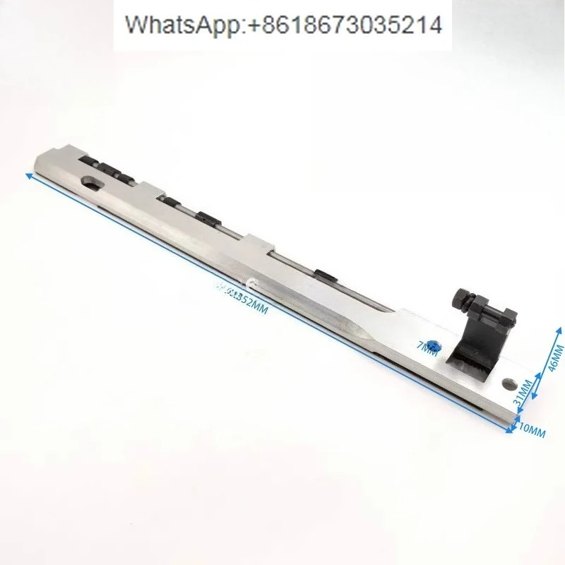 

Stamping machine plate clip Printing accessories Aluminum plate clip Stamping machine tooth row plate clip 353mm