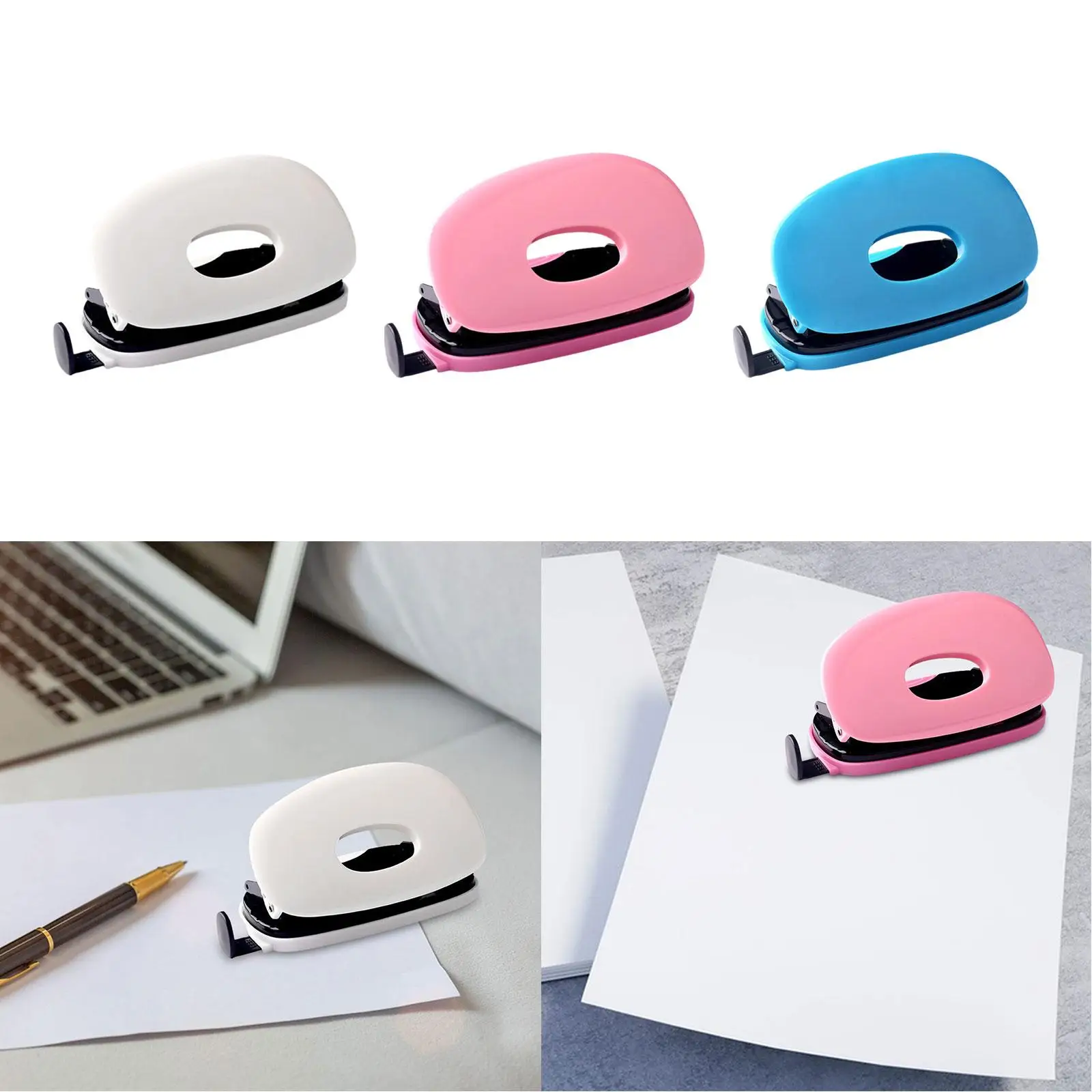 2 Hole Punch, Two Hole Puncher, Heavy Duty Manual Paper Punch, Paper Puncher for Binding, Crafts, Office School