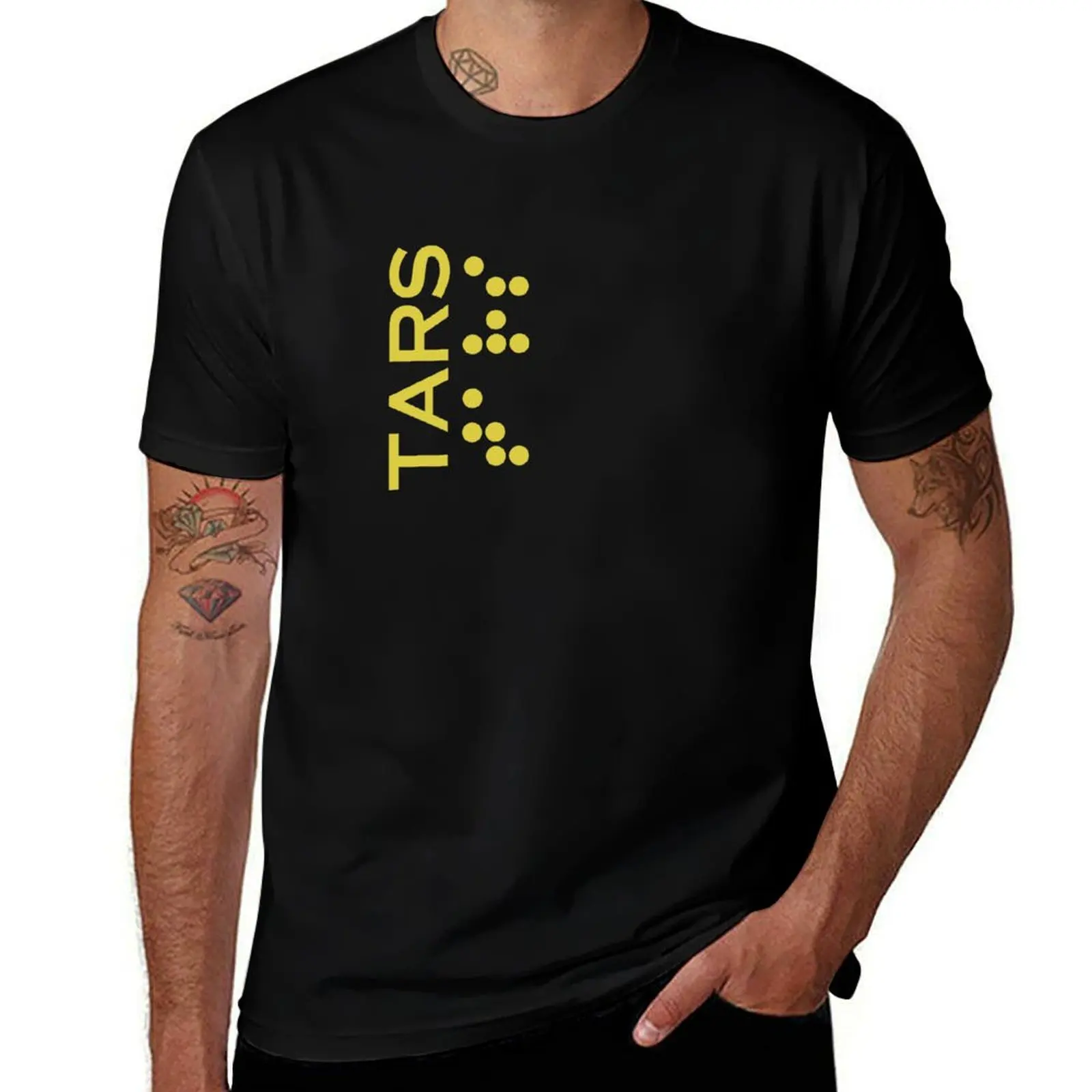 Футболка Interstellar - Tars design (с правильным шрифтом), рабочая одежда, дышащая футболка