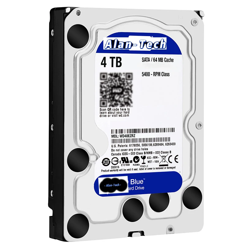 Imagem -05 - W--d-disco Rígido Interno Azul 4tb 35 5400 Rpm 64m Cache Sata Iii 500gb Hdd hd Desktop Computador