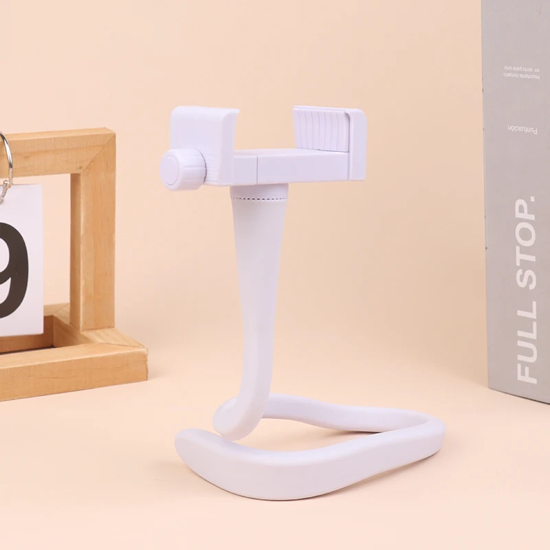 Universal Baby Monitor Holder Longer White Flexible Silicon Camera Stand Ideal IP Camera Mount Hole-Free Crib Cradle Rod