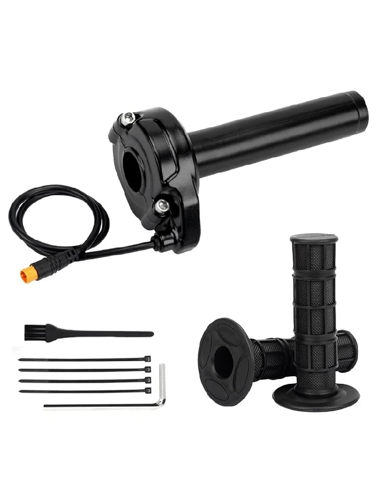 AliExpress NONE Superior-For Happyrun Freego Heybike Electric Dirt Bike Ebike Full Twist Throttle For Macfox, 3 Pin Surron Style Throttle Grip K
