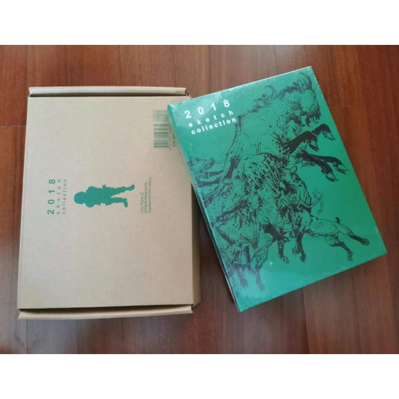 Korean Artist Kim Jung Gi's Artbook 2018 Work Collection Manuscripts Drawings Copybooks Human Figure Perspective