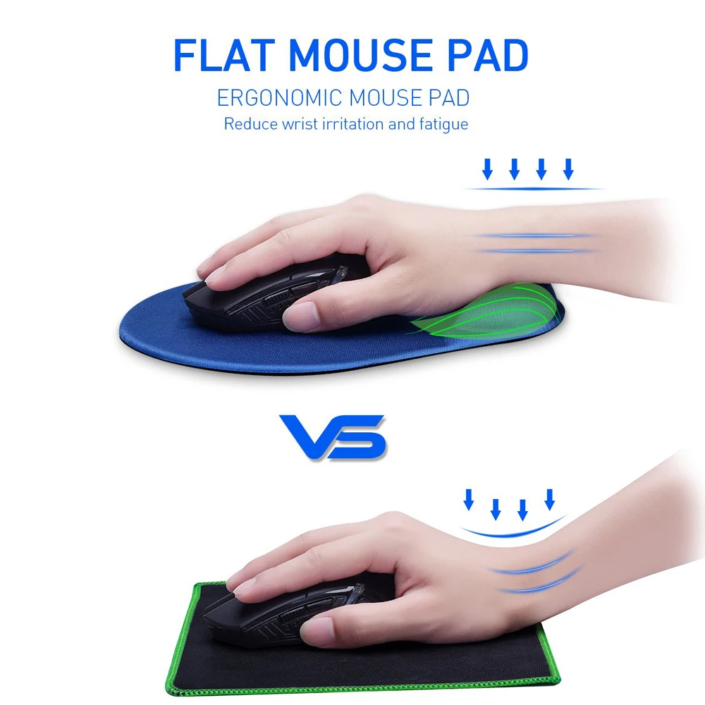 Ergonomics Gaming  Mouse Pad with Wrist Rest for Computer mackbook Laptop Keyboard Mouse Mat with Hand Rest Mice Pad