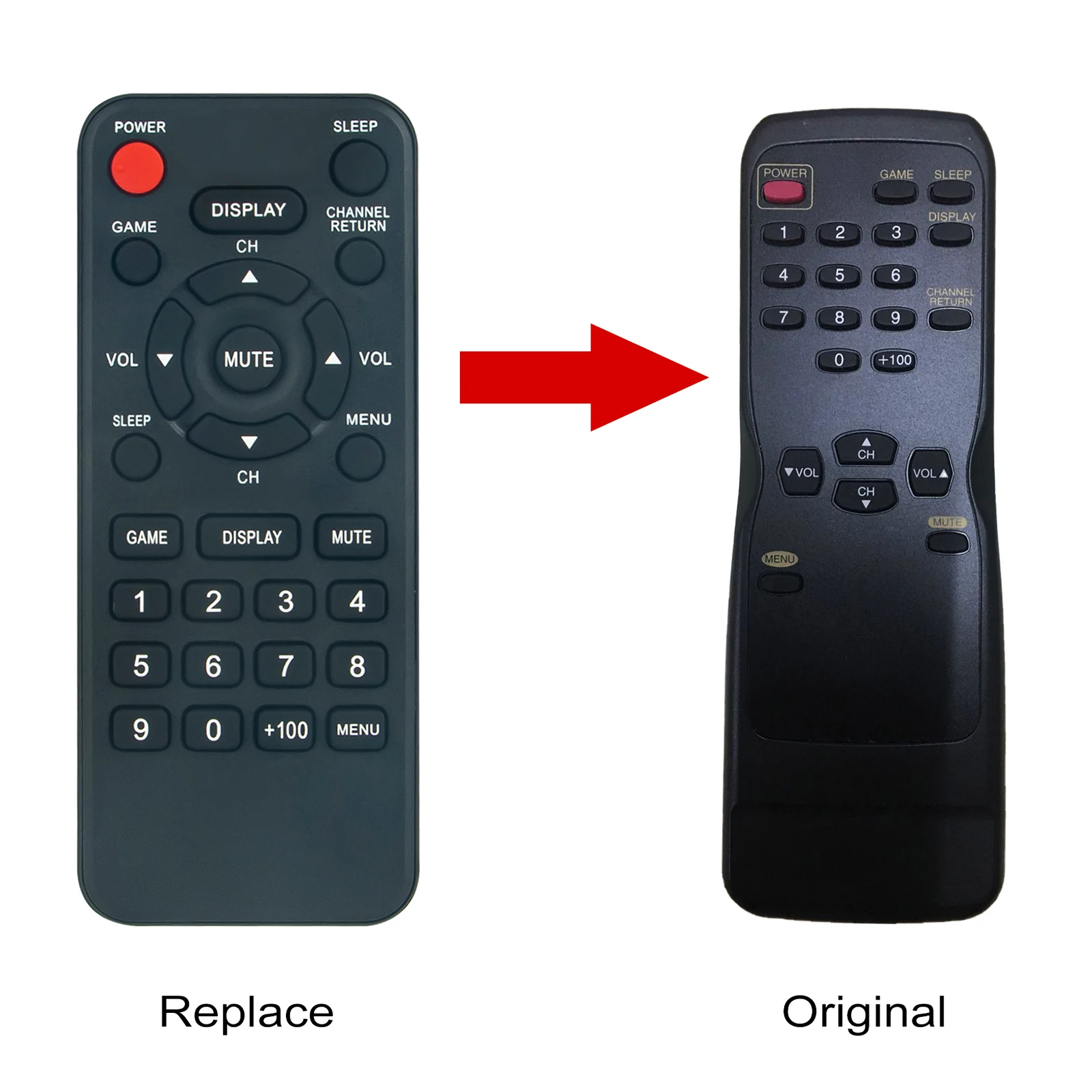 New N9278UD Replaced Remote Control Fit for Sylvania/Magnavox/Emerson/Funai DVD Player RSEC720E EWC19T5 Sub Controller NA27