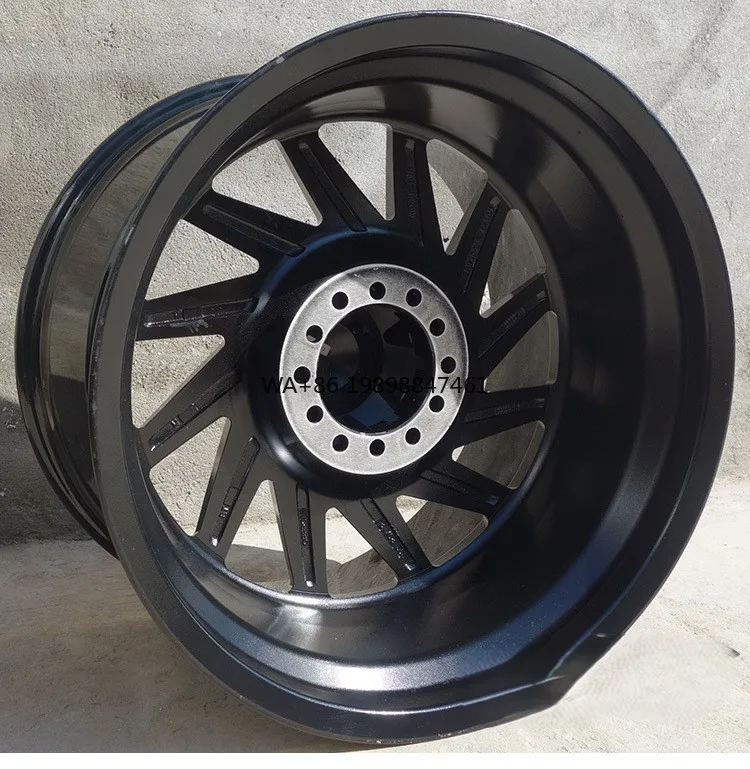 

Three Piece Deep Dish Concave Wheels 17 18 19 20 22 Inch Alloy Forged Black Offroad Car Rims 5x114.3 5x112 for Land Rover SUV