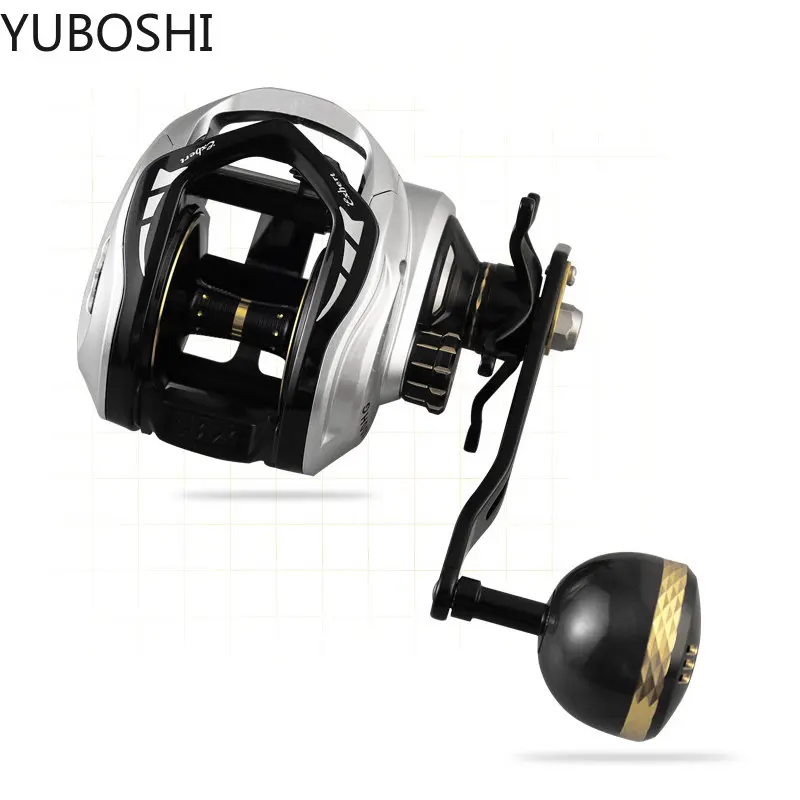 6+1BB/9+1BB Saltwater Proof Aluminum Spool Baitcasting Fishing Reel High Quality 6.3:1 Gear ratio Fishing Wheel