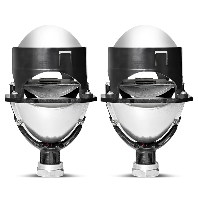 Aurora 2.5inch Car LED Projector High Low Beam 35/45W Dual Lens Bi LED Projector Headlight For Car Motorcycle