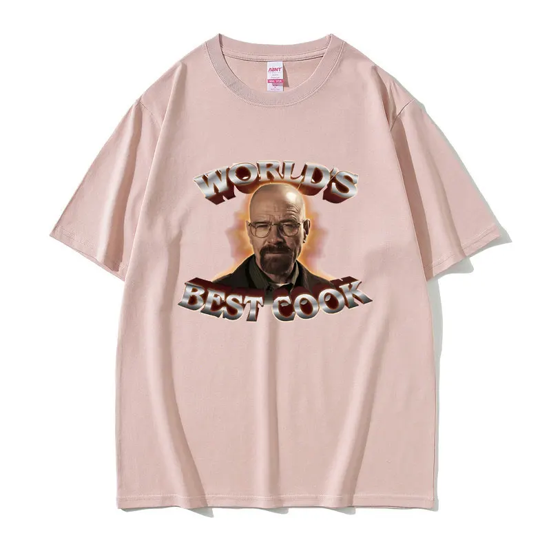 World\'s Best Cook Walter White Breaking Bad Graphics T-shirts Men Women Vintage Oversized Short Sleeve Tshirt Men\'s Streetwear