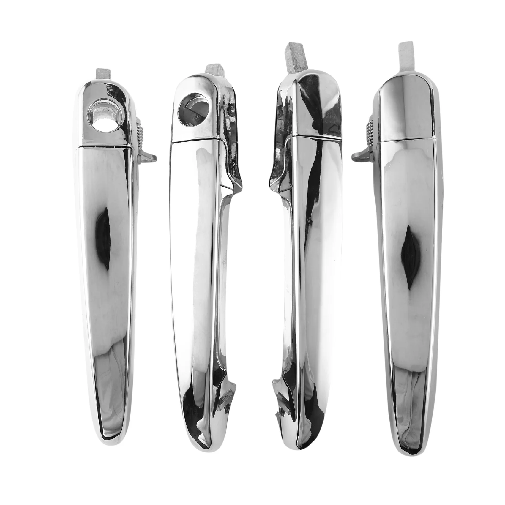 

4Pcs Set Chrome Front Rear Left Right Exterior Outside Door Handles for Haima 3 2007-2012 HA10-59-410V HA10-58-410V