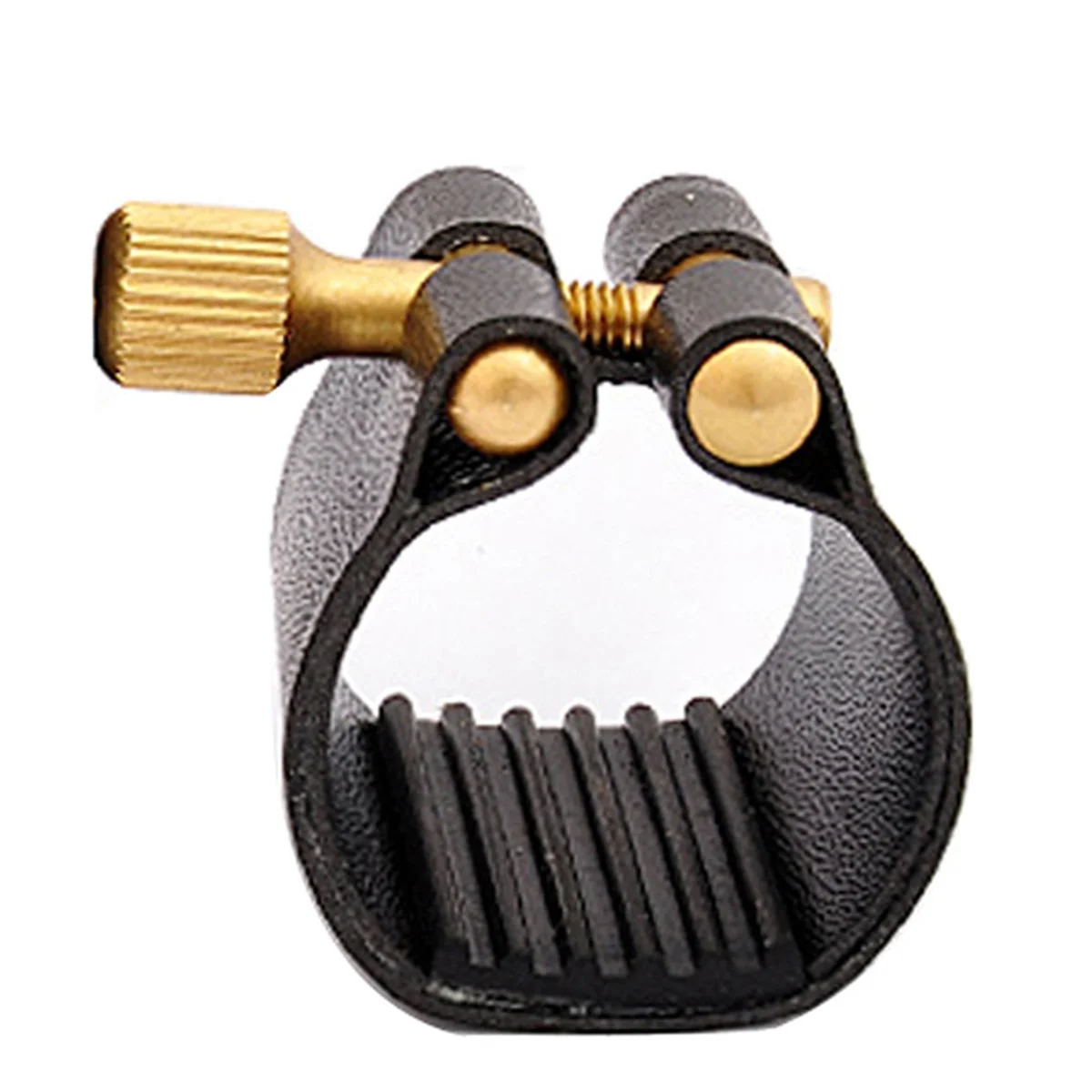 

Alto Saxophone Ligature Fastener Compact Durable Artificial Leather for Alto Saxophone Rubber Mouthpiece