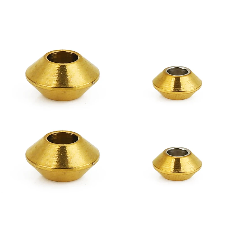 50 قطعة الفولاذ المقاوم للصدأ خزر عازل 4 مللي متر 6 مللي متر PVD لا تتلاشى أبدًا فضفاض كبير الحفرة الكبيرة خرز قلادة مجموعة لصنع المجوهرات سوار