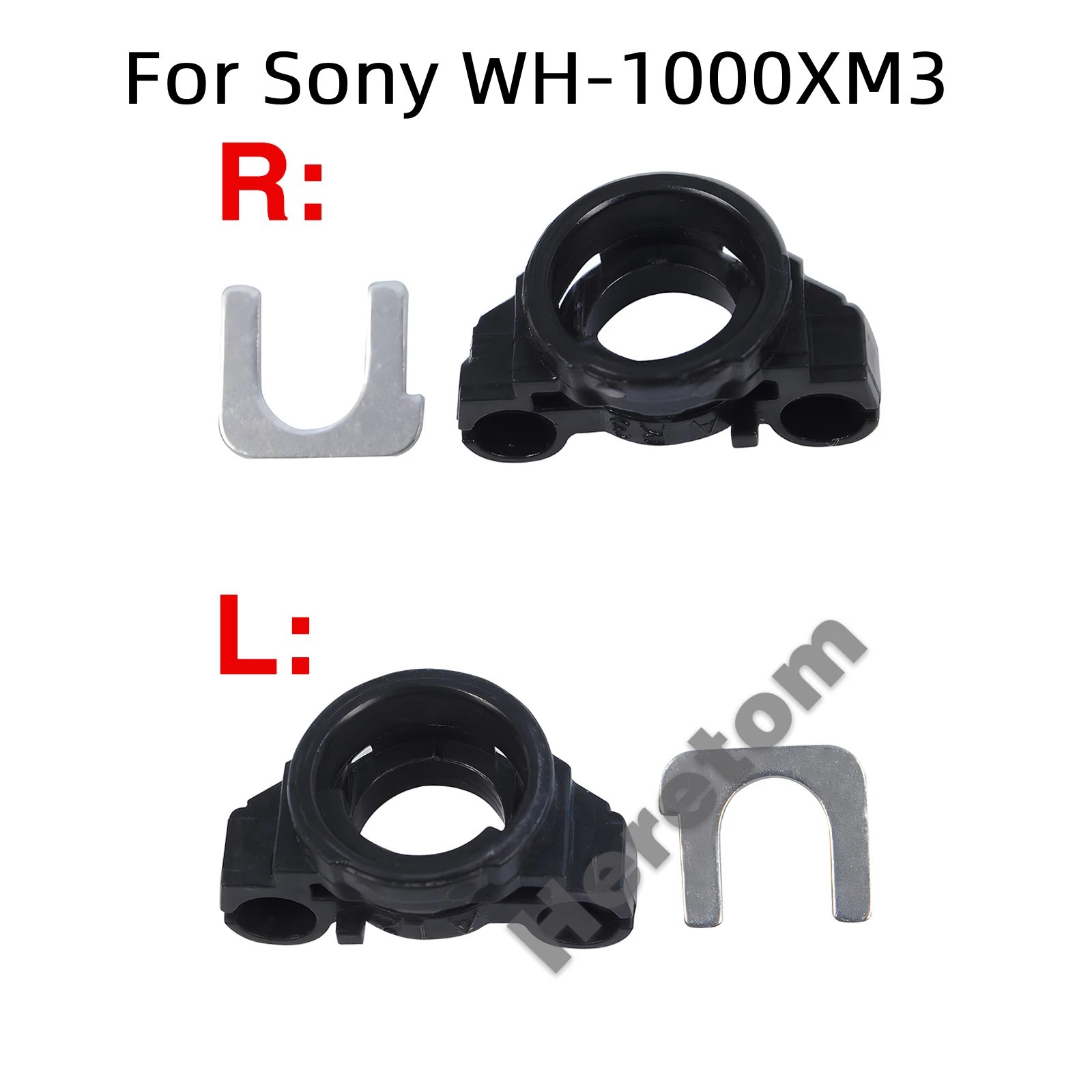 

Пластиковые шарниры для наушников Sony WH-1000XM3 WH1000XM3, правые/левые + U металлические детали