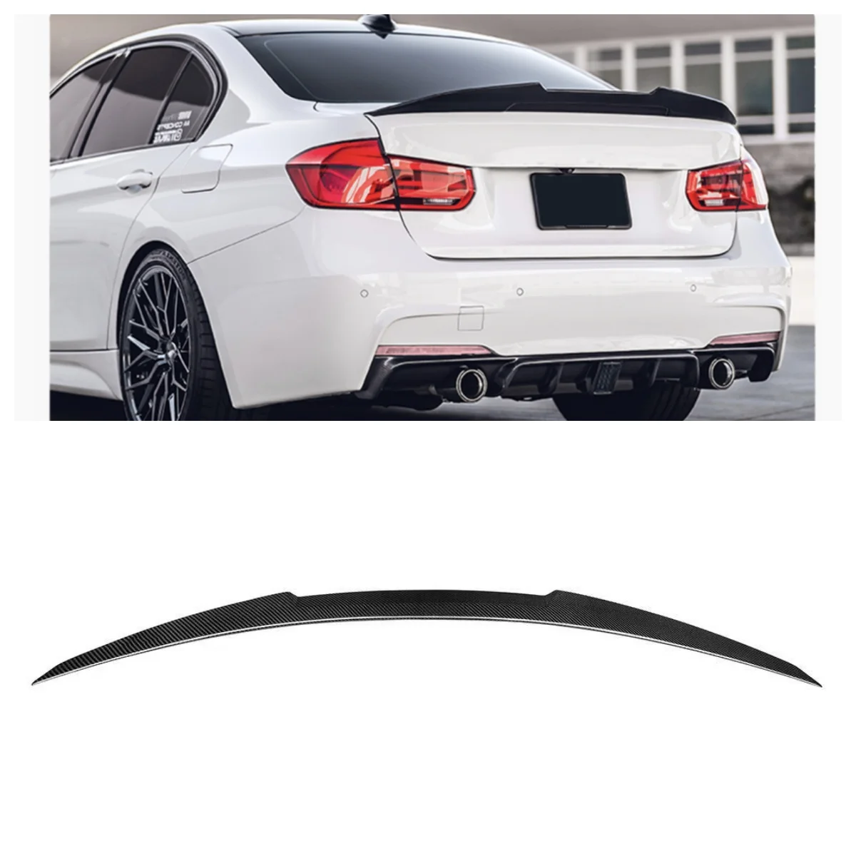 

2005-2011 Automotive Wings Suitable For BMW 3 Series E90 E91 Dry Carbon Fiber Spoiler