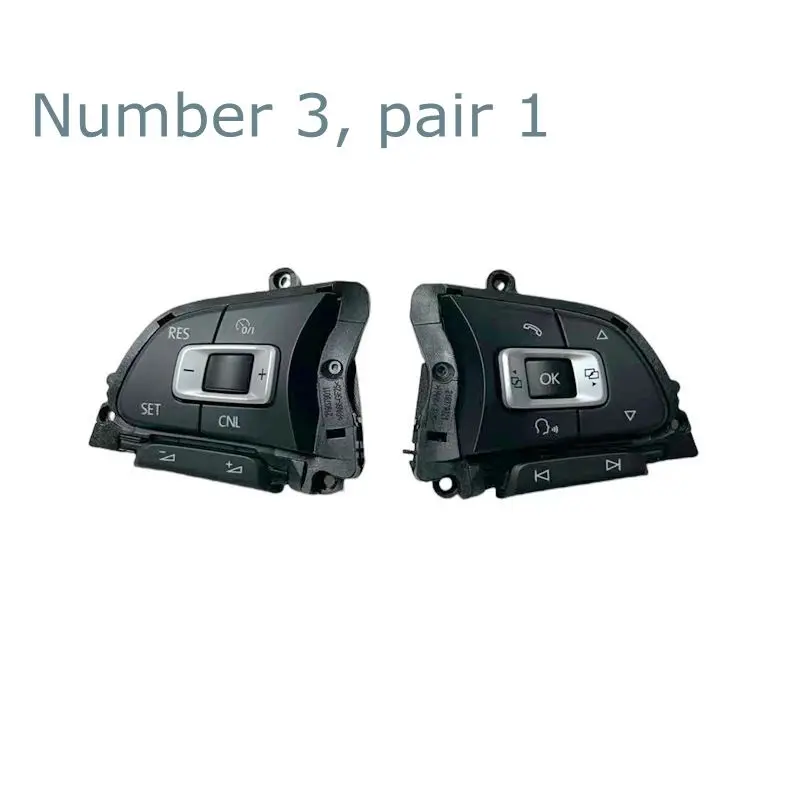 Suitable for Golf 7 mk7 multifunctional steering wheel button upper cover shell 5G0 959 442 T/442P/442AA/442R