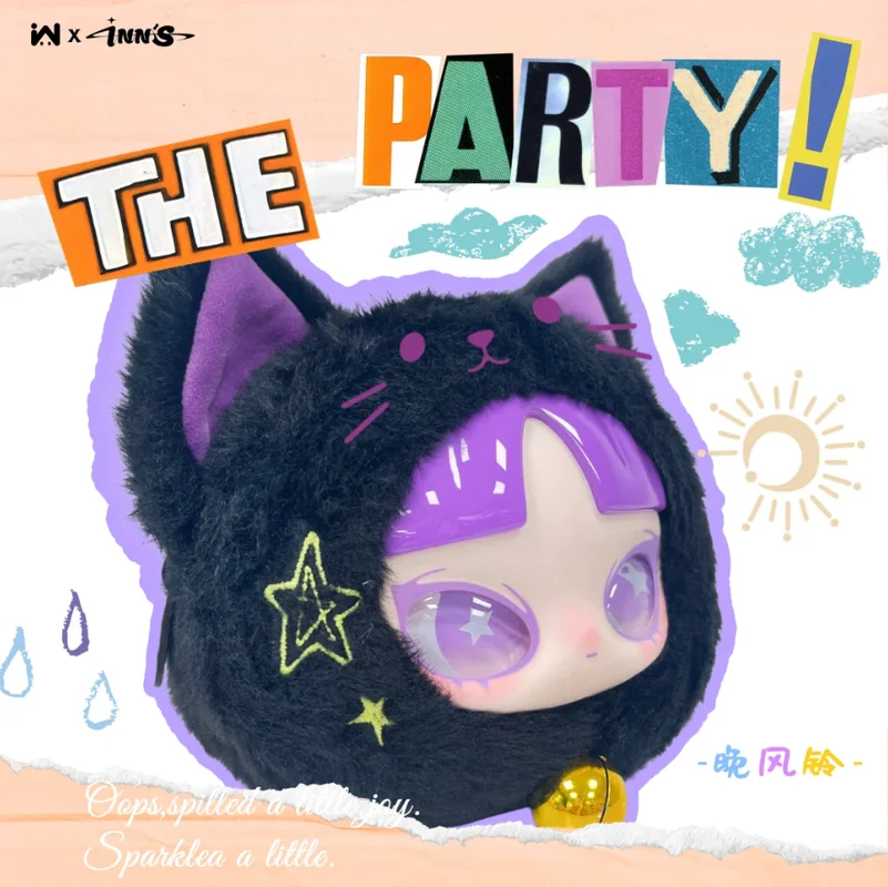 

New Inns Zipper Bag Seven Day The Party Series Vinyl Blind Box Anime Figure Cute Collection Ornament Trendy Toys Gift For Kid