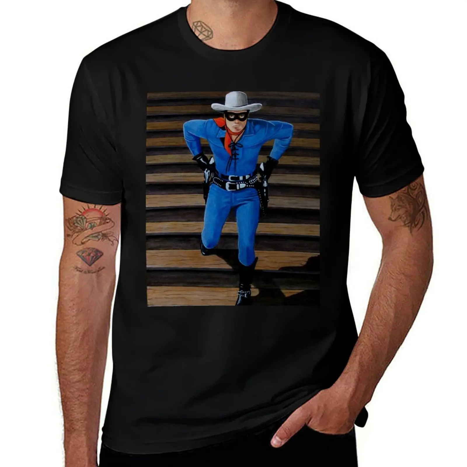 LONE RANGER #2 T-Shirt Quick Dry Training Short Sleeve Tee