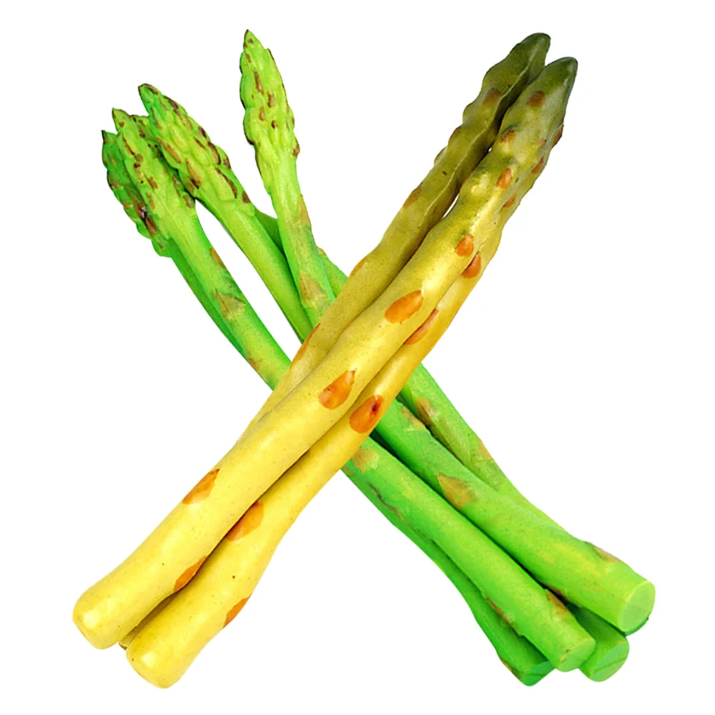 

8 Pcs Simulation Asparagus Model PVC Photography Prop Fake Vegetables Food Practical Realistic Craft Props Foam Lifelike