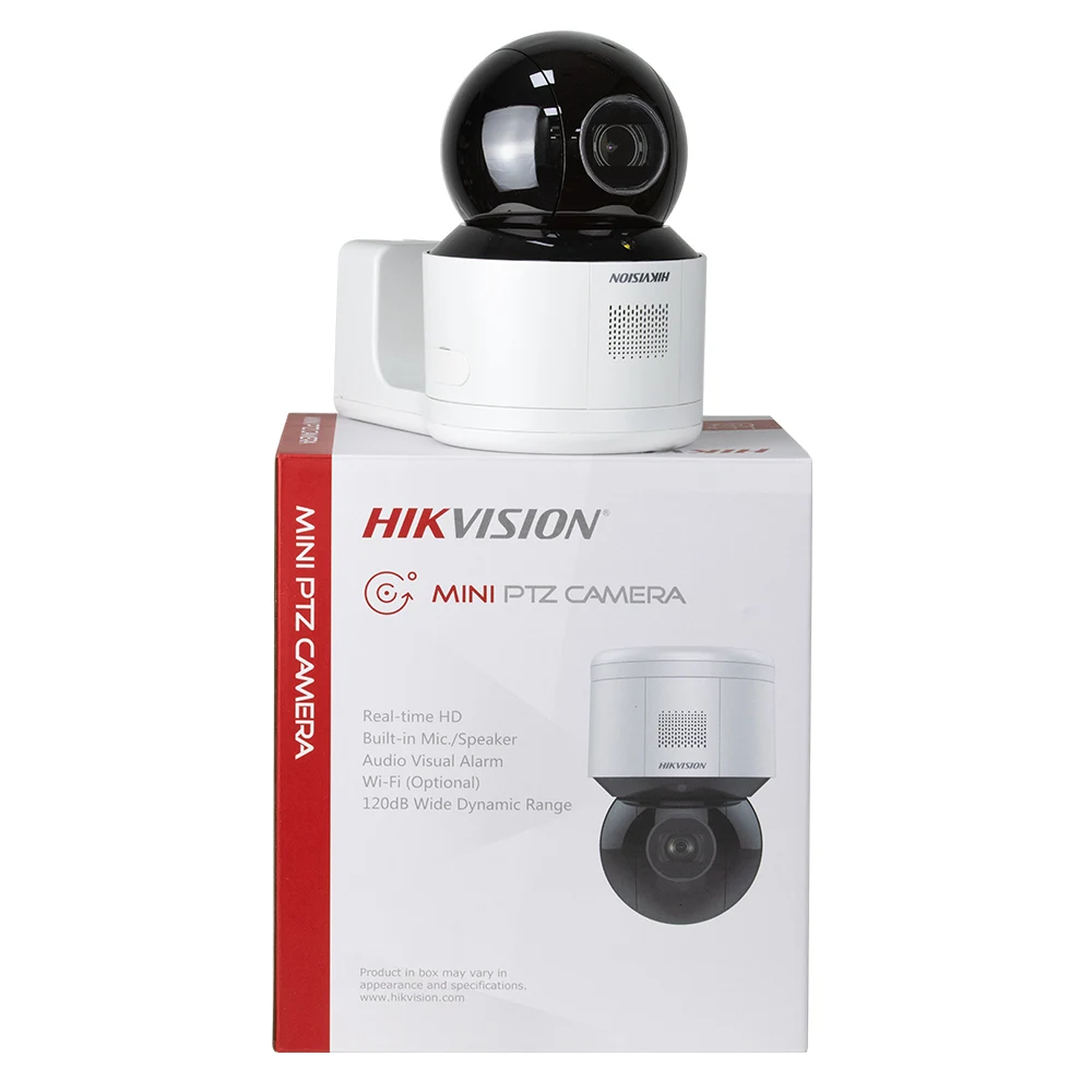 Hikvision DS-2CD2DE3A400BW-DE(F1)(S5) 4MP Mini PT Camera  Strobe Light Audio AlarmOutdoor WiFi IP66 IK10 Business Security
