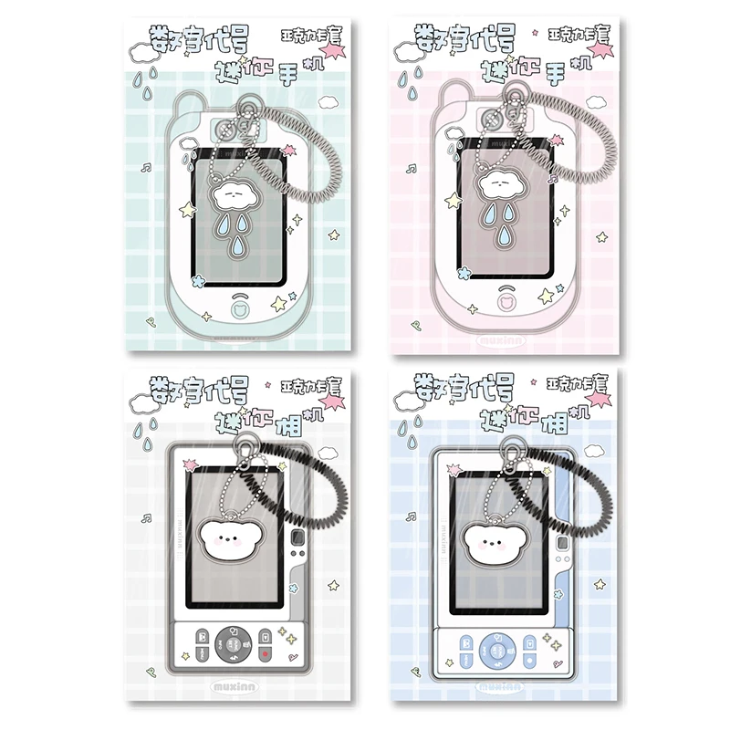 New Ins Cute Phone Camera Shape Photo Card Holder 3 Inch Kpop Idol Photo Protective Display Sleeves Kawaii Stationery Girls Gift