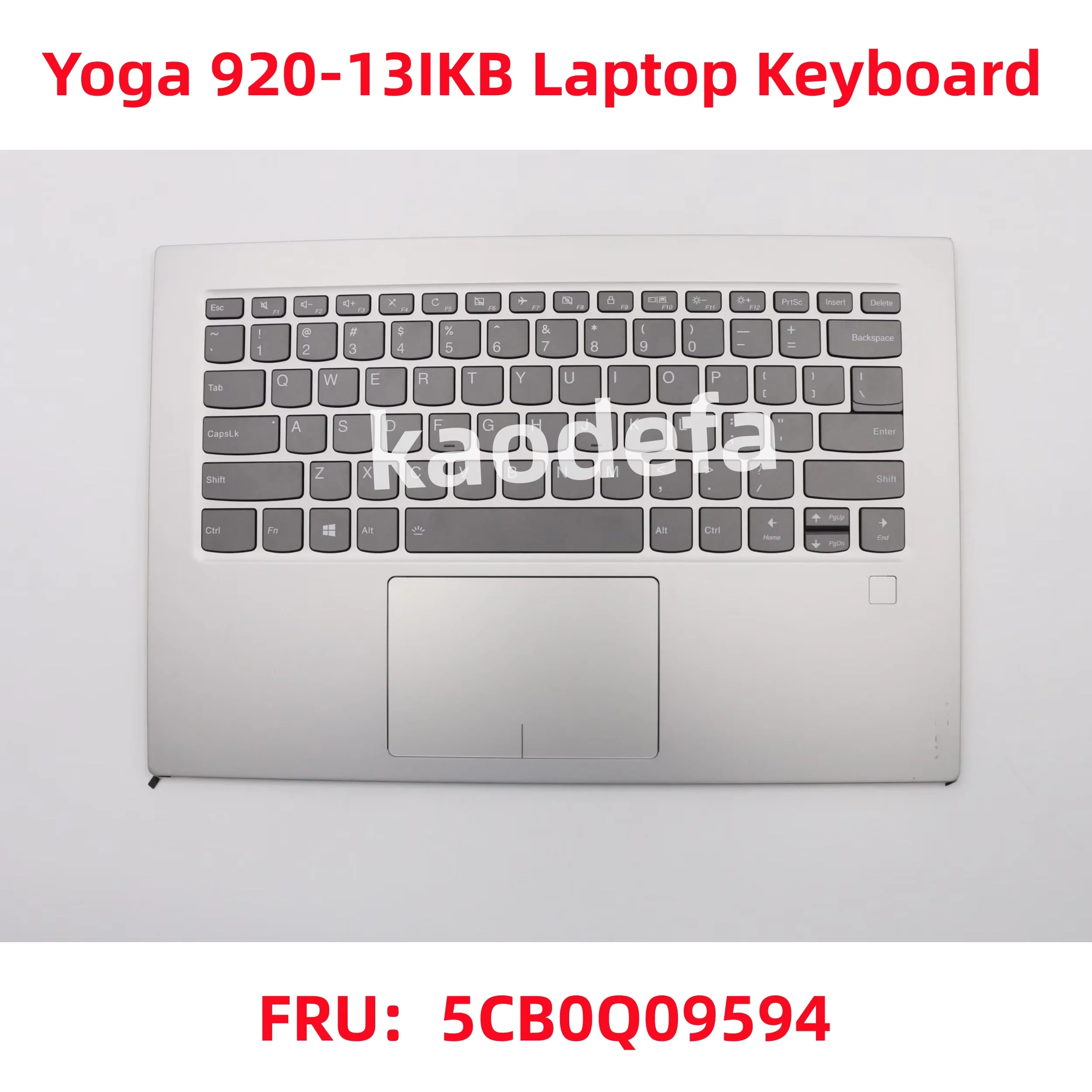 For Lenovo ideapad Yoga 920-13IKB / Yoga 920-13IKB Glass  Laptop Keyboard FRU: 5CB0Q09594