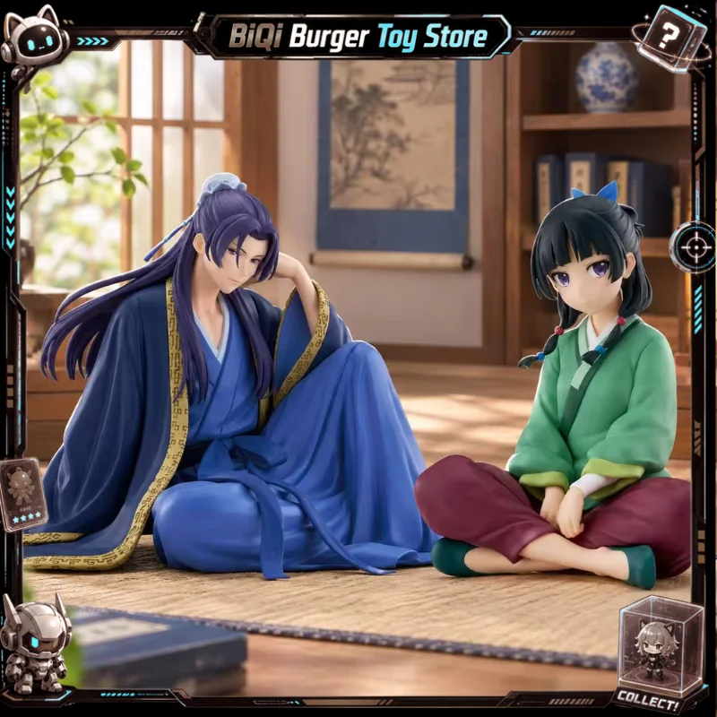 Em estoque BANDAI Banpresto The Apothecary Diaries Personagem de Anime Jinshi Maomao Break Time Collection Vol.2 Coleção de Modelos Presente
