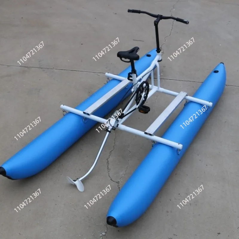 Portable water bike, water pedal boat, double pedal sightseeing leisure boat, kayak 1pcs
