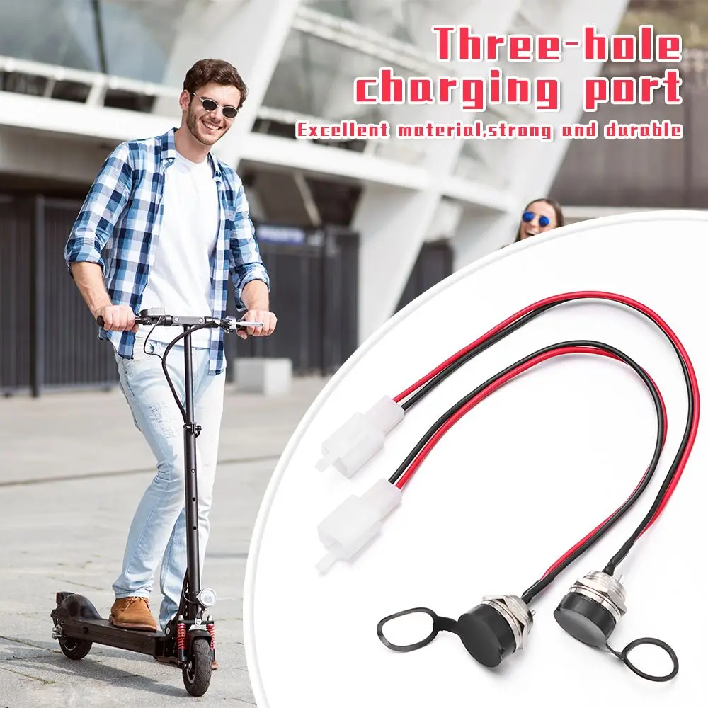 PRO Scooter Accessories Electric Bicycle Parts Port Plug Electric Scooter Charging Charging Socket Interface Power Cable