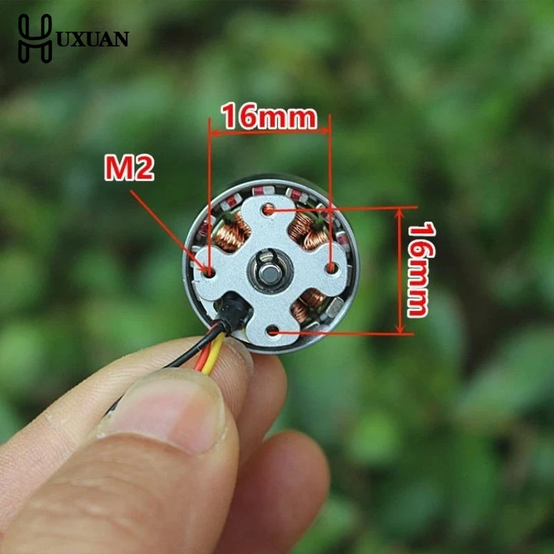 【W】1 قطعة 23.5 مللي متر 2S-3S 3-phase تستخدم 1700KV Mini 1806 مايكرو فرش السيارات عالية السرعة ل RC الطائرة بدون طيار FPV كوادكوبتر محرك الطائرات #2