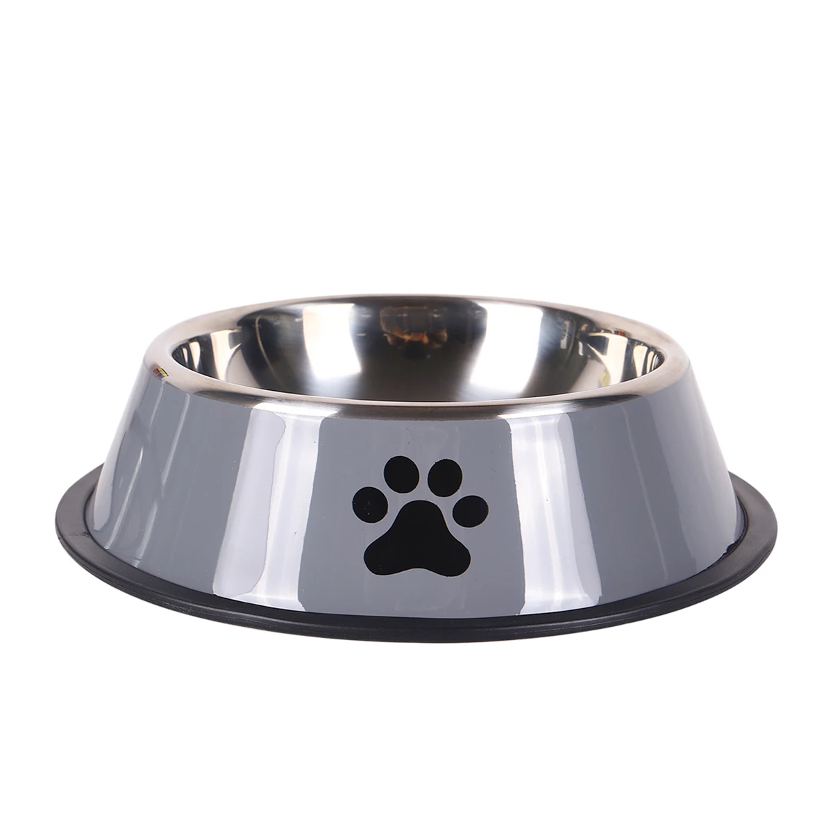 1PC Stainless Steel Pet Bowl Cat Bowl Dog Food Bowl Multi-Specification Anti-fall Food Bowl Food Bowl Feeding Pet Supplies