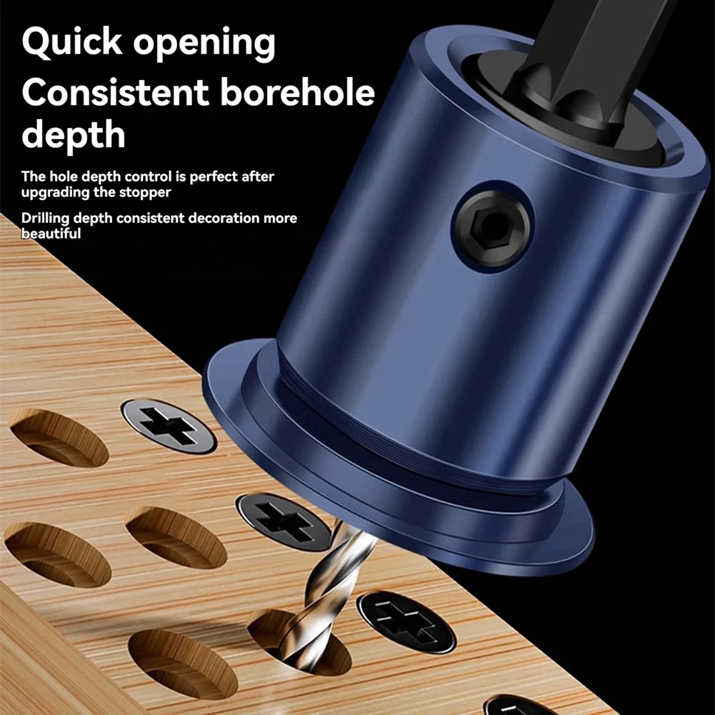 

2025 Trend 6-Piece Set Of 10Mm Hexagonal Shank Woodworking Countersink Drill Bit Set 2-In-1 Limited Hole Opener