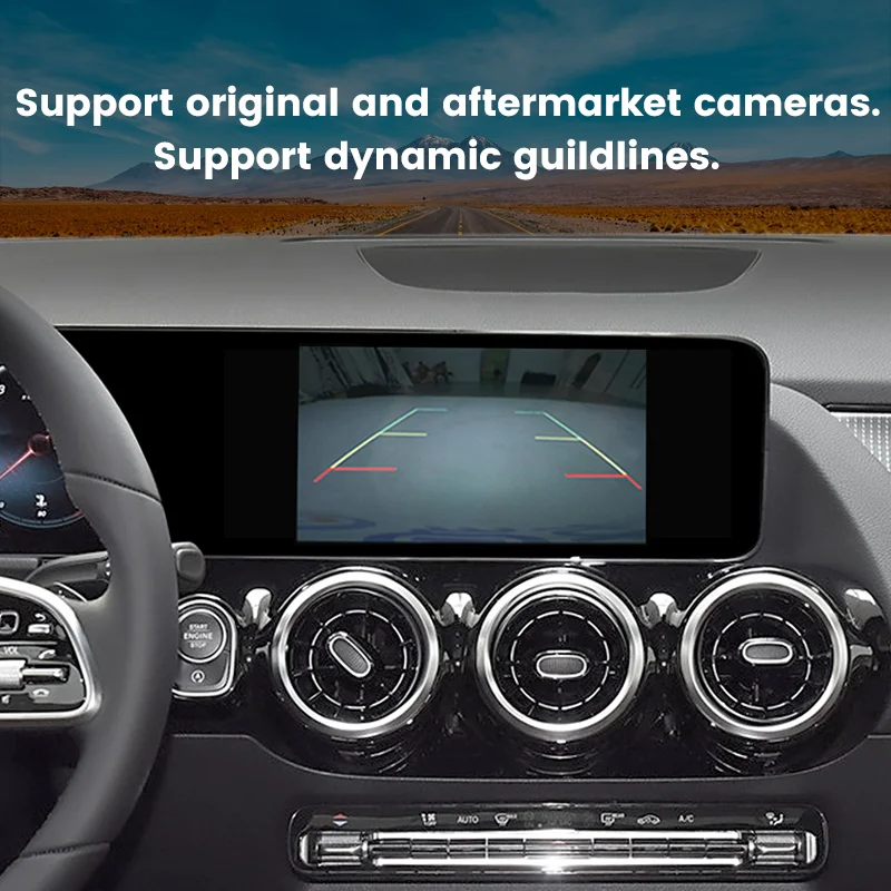 Kabelloses CarPlay Android Auto Interface für Mercedes Benz A W177 GLB GLA CLA Klasse 2019-2022 NTG6.0 MBUX OEM Upgrade mit Touch-Funktion – Detail 8