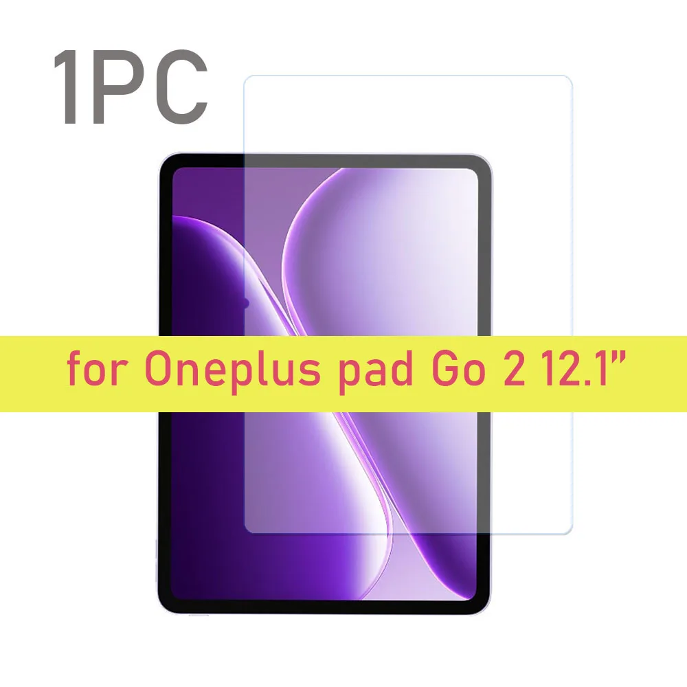 1-Packung für OnePlus Pad GO 2 12,1"/ OnePlus Pad Go 11,35" Tablet Kratzfester Displayschutz aus gehärtetem Glas
