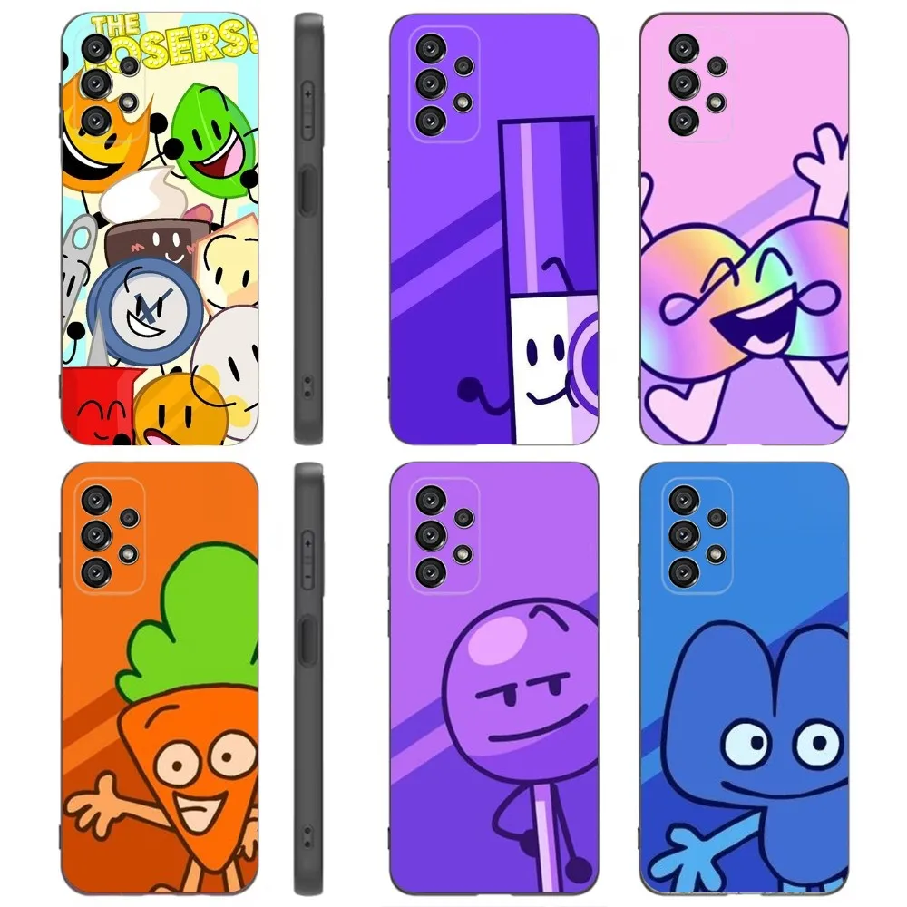 

Bfdi Battle For Dream Phone Case For Samsung Galaxy A91,A80,A73,A72 ,A71,A53A52,A32 ,A31A22,A21s,A20,Black Cover