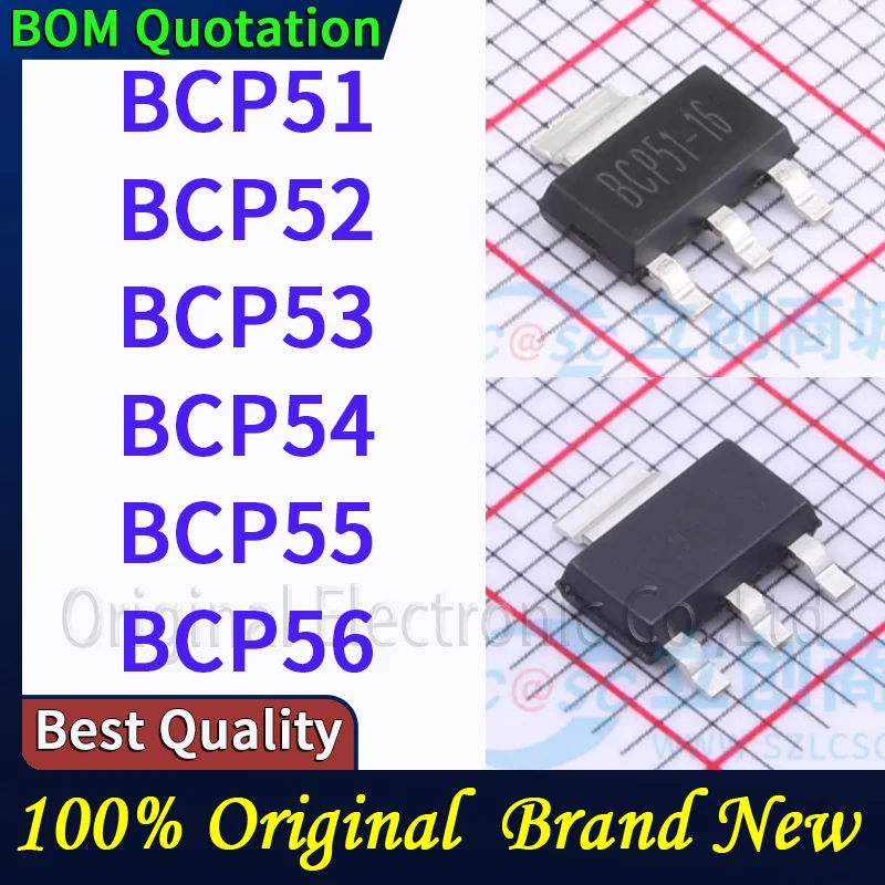 

20pcs/lot BCP51 BCP52 BCP53 BCP54 BCP55 BCP56 In stock Original High quality