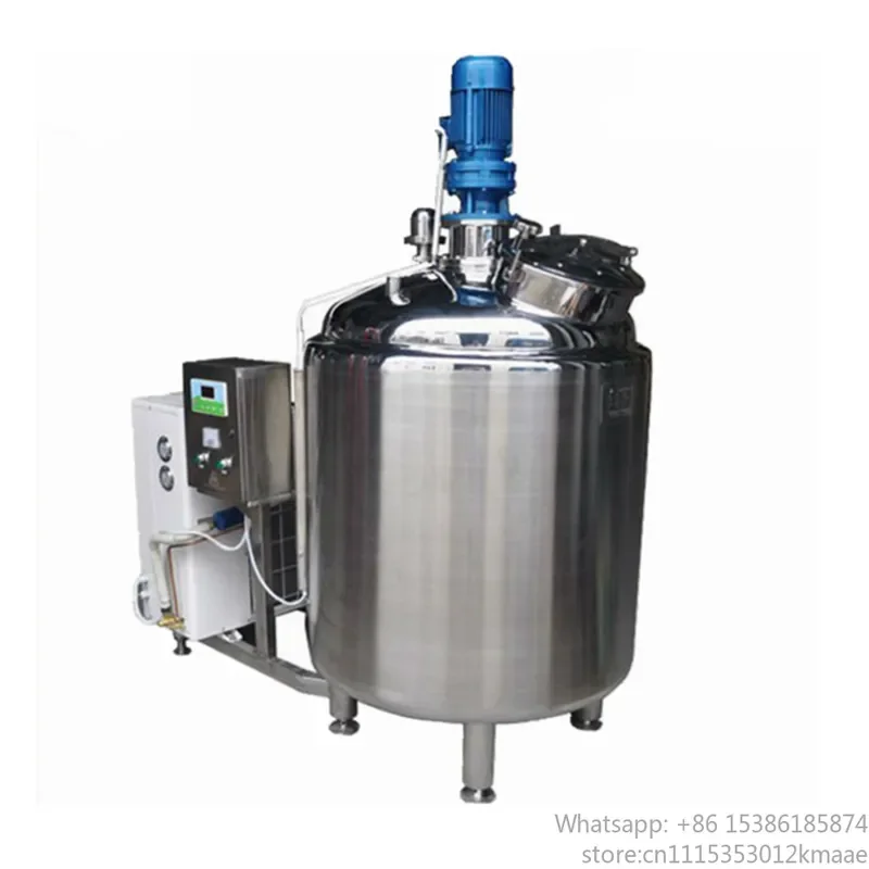 Milk Cooler Tank 100L–1000L with Pasteurizer Function Stainless Steel Cooling & Heating Milk Machine