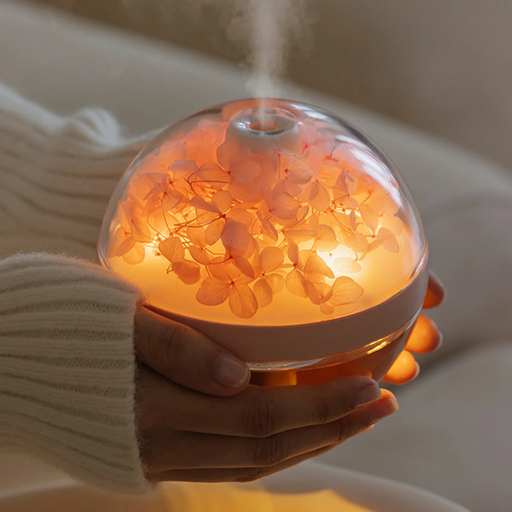 Warm White Lamp Air Humidifier Portable Wireless Design Portable And Wireless Design USB Rechargeable Features