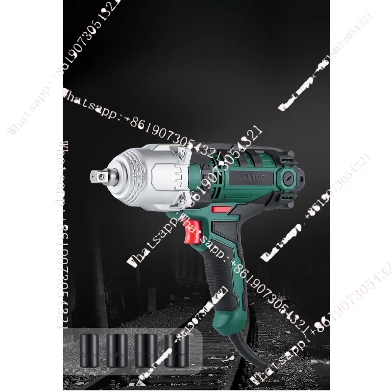 

550W impact wrench high power 220V electric wrench 500 Nm high torque pure copper motor 2 meters rubber wire