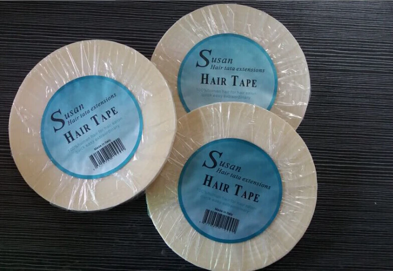 Top quality Susan  0.8cmx 36 yards long time water proof  tape Super quality blue tape  hair extension tape  hair tape