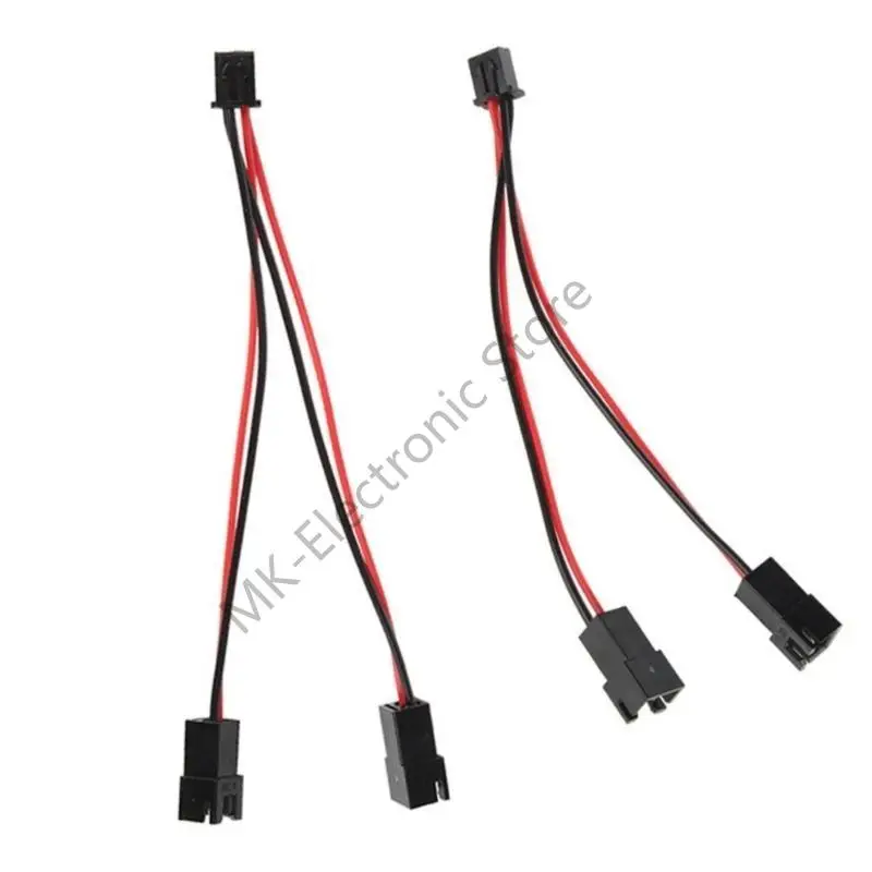 

R2LF 2Piece JST XH 2.54mm 2 Pin Connectors Cable for Efficient LED Lighting