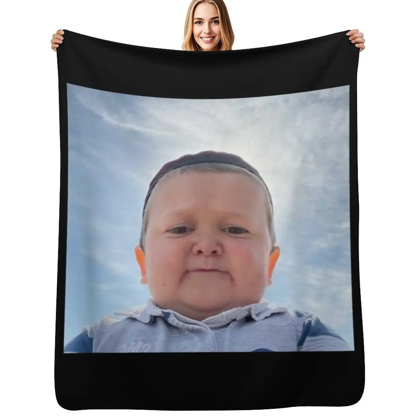 

Hasbulla - Hasbulla Hasbullah smile - Hasbullah Throw Blanket Hairys For Baby Softest Blanket