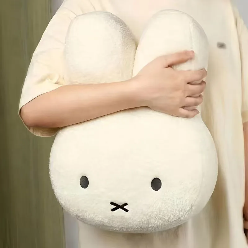 Heiß begehrtes Cartoon Miffy Serie Plüschtier Kuschelkissen – Niedliches, kreatives Stofftier, weich und hautfreundlich, Sofakissen