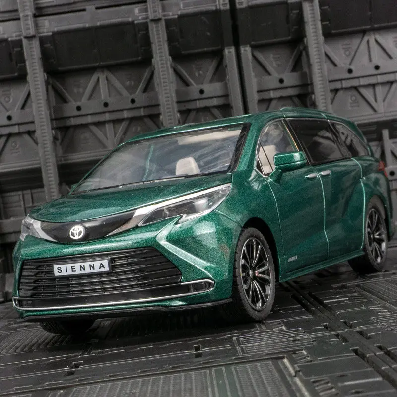 

1:24 Sienna MPV Simulation Alloy Car Model Diecasts Metal Toy Commercial Car Model Sound Light Collection Childrens Gifts