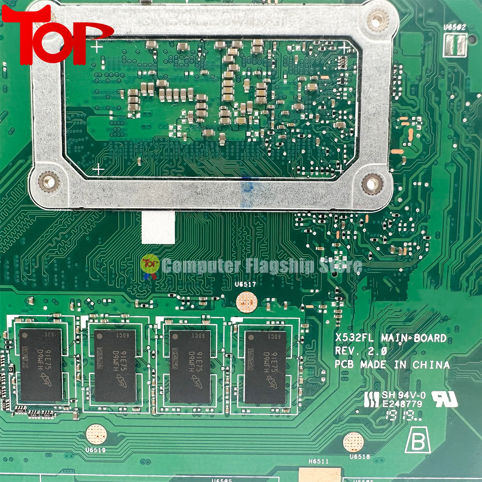 Imagem -06 - Placa-mãe do Portátil para Asus Mainboard X532fl X532fl K532f V532f S531f K531f V531f X532f X531f X531f i3 i5 i7 ° 10 °