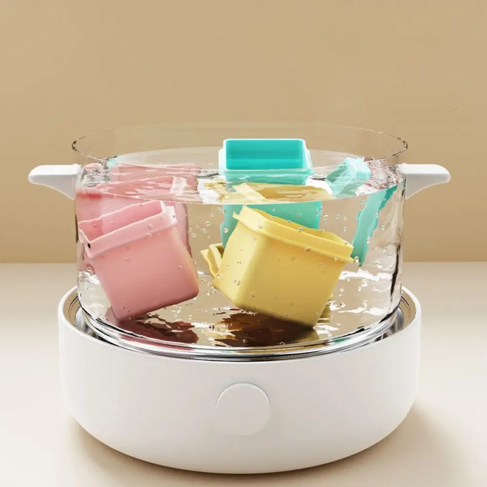 

Контейнер для хранения продуктов питания, 6-сетчатый лоток для морозильной камеры для детского питания, квадратный термостойкий лоток для кубиков льда, силиконовый лоток с крышкой, форма для кубиков льда, закуски