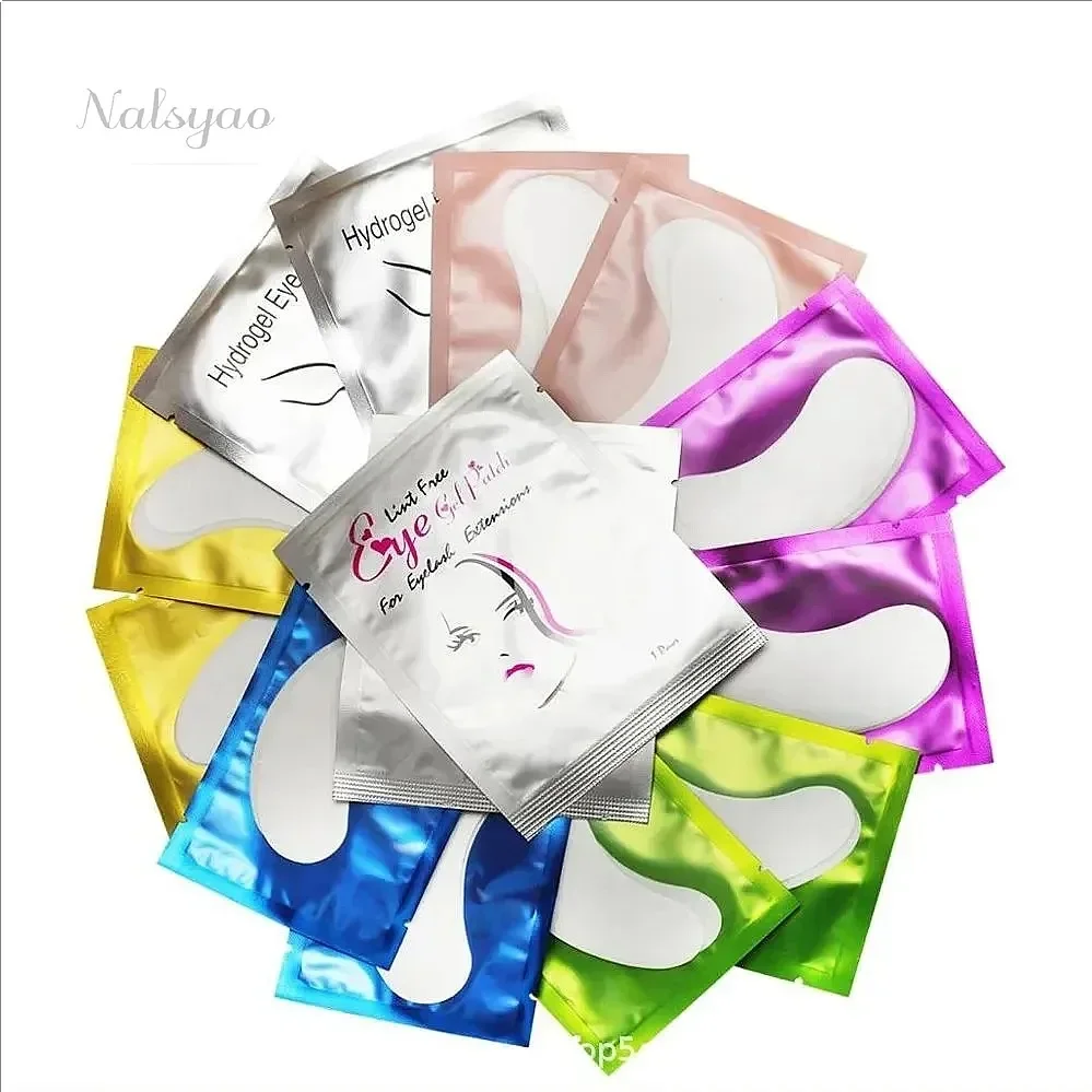 50-100 Pairs Under Eye Patches Hydrogel Eye Pad Isolation Sticker Gasket Remover Eyelash Extension Tools