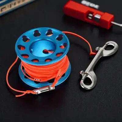 

Aluminum Diving Anti-winding Device Scuba Reel Spool Practical Durable Long Term Use Smooth Surface Round Edges Fishing Gear