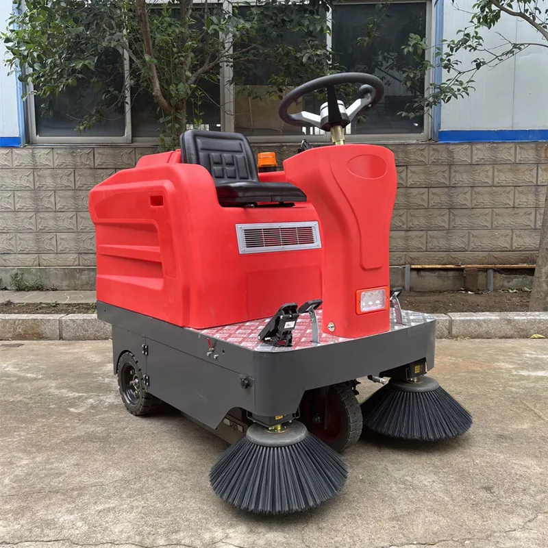 Hot Selling Commercial Sweeper Robot Industrial Scrubber Manual Sweeper Machine Industrial  Driveway Leaf Dust Sweeper