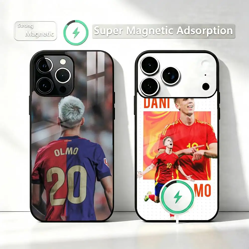 D-Dani O-Olmo-Football-Sport  Phone Case For iPhone17,16,15,14,13,12,11 Plus,Pro Supports Magnetic Wireless Charging